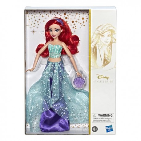 DISNEY PRINCESS DELUXE FASHION DOLL - ARIEL E8395-JuguetesPlaneta-PREMIUM